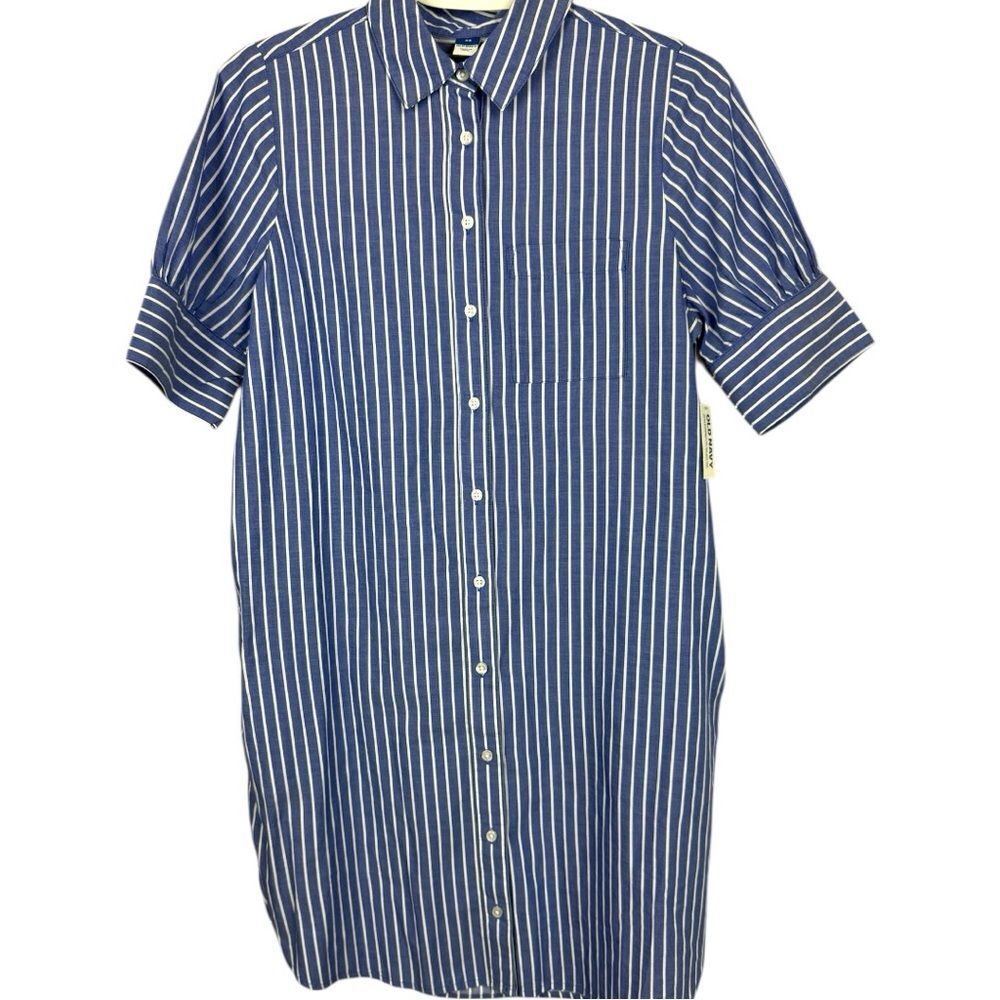 NWT Old Navy striped shirt dress XS